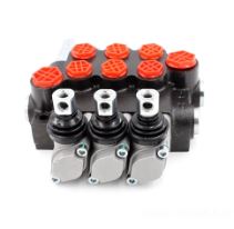 Monoblock Directional Valve Manufacturer | P40-G38-G12-OT-OT-OT 3-Spool Valve Manual 3 Spool Monoblock Directional Valve image