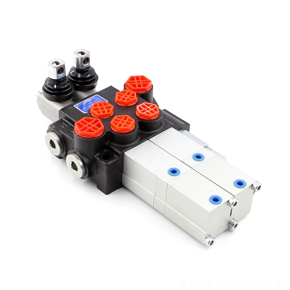 P40 Pneumatic 2 Spool Monoblock Directional Valve image