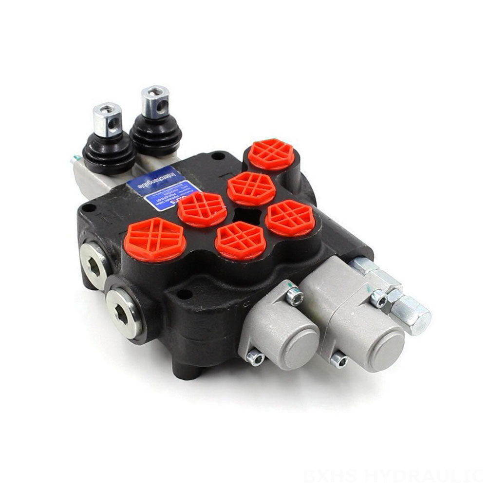 P80A Manual 2 Spool Monoblock Directional Valve image