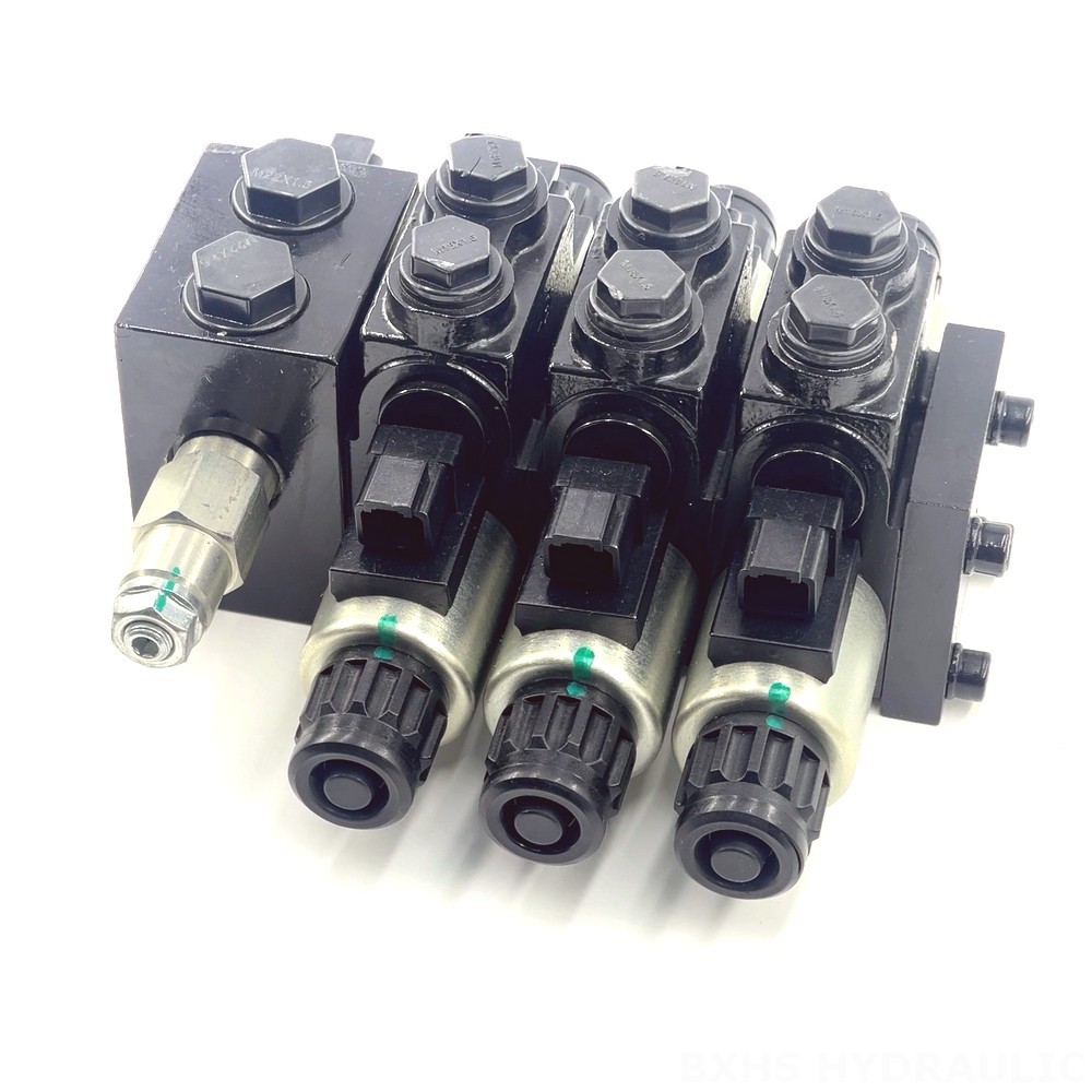 HDCF50 Solenoid 3 Spool Solenoid Control Valve detail image