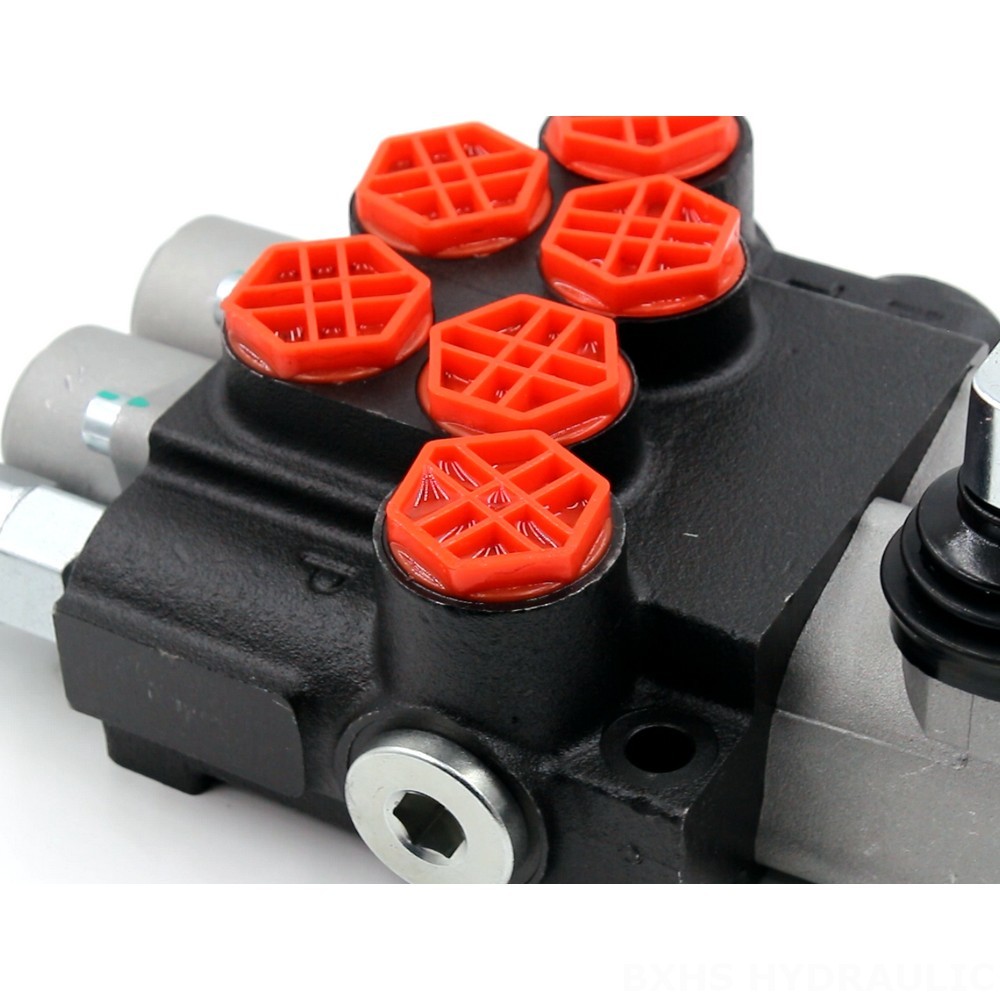 P40-G12 Manual 2 Spool Monoblock Directional Valve detail image