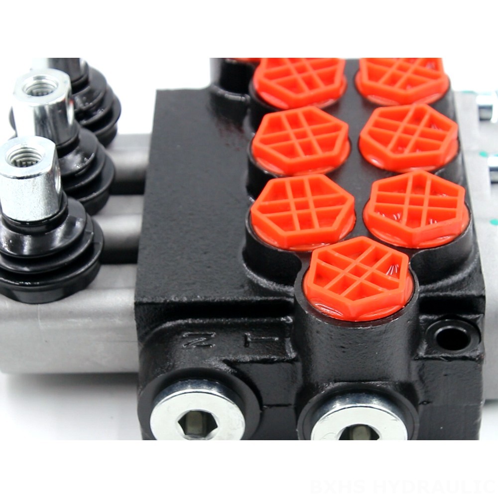 P40-G12 Manual 3 Spool Monoblock Directional Valve detail image