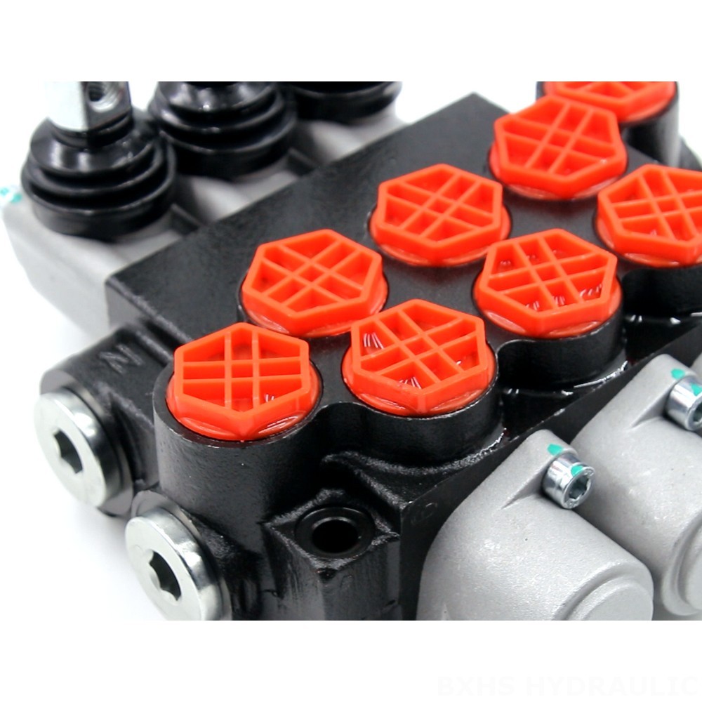 P40-G12 Manual 3 Spool Monoblock Directional Valve detail image