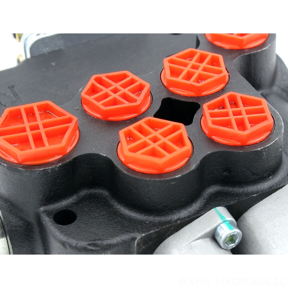 P80-G12-G34 Manual and Joystick 2 Spool Monoblock Directional Valve detail image