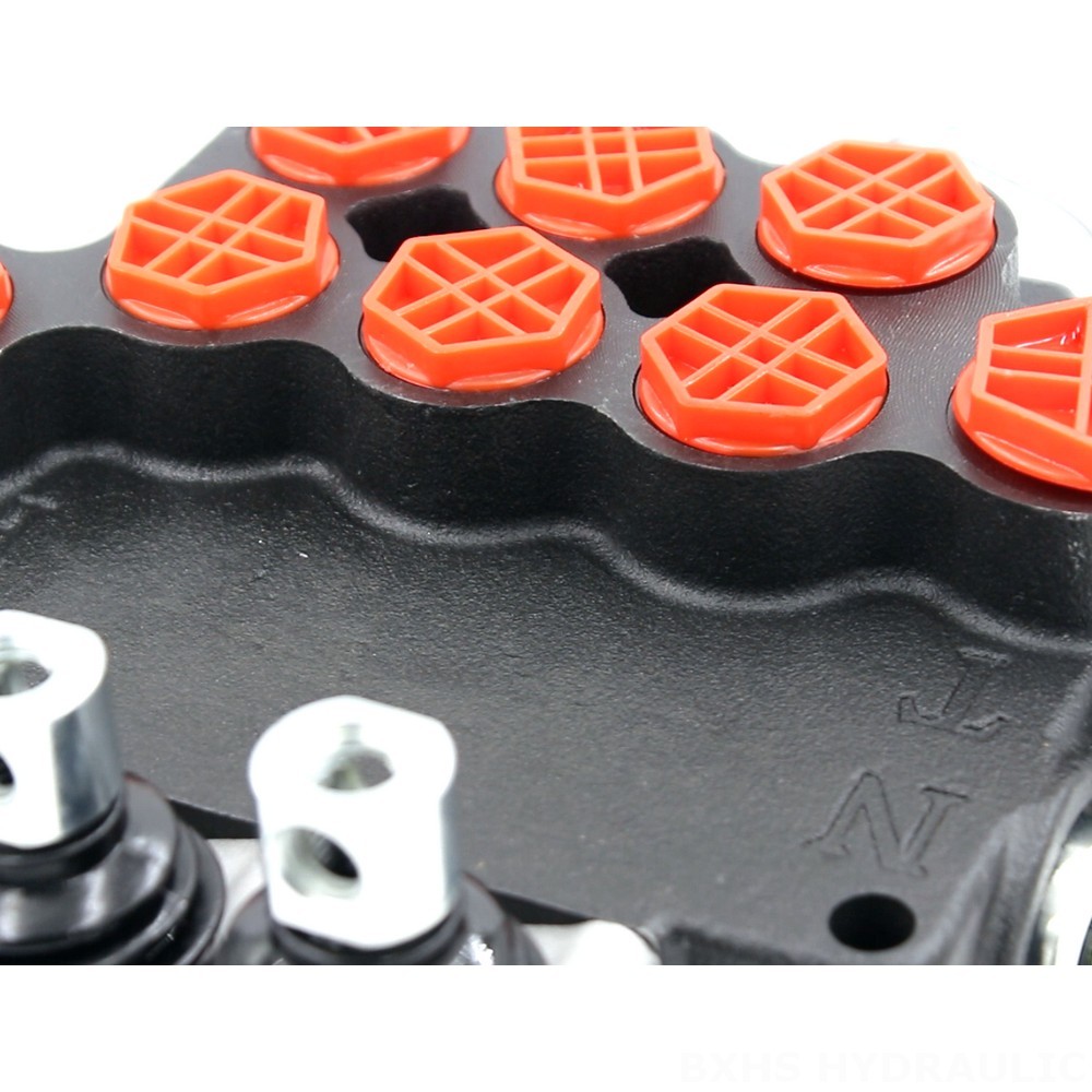 P80-G12-G34 Manual 3 Spool Monoblock Directional Valve detail image