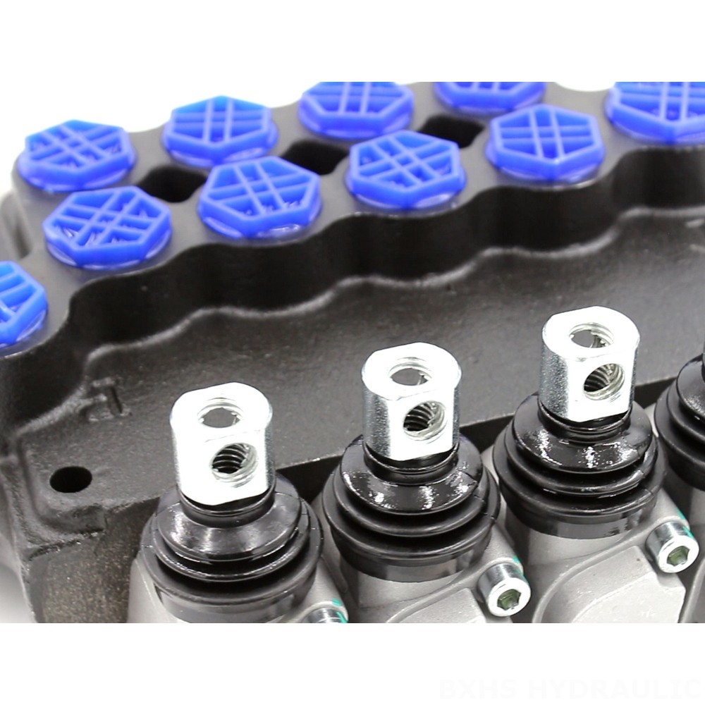 P80-G12-G34 Manual 4 Spool Monoblock Directional Valve detail image
