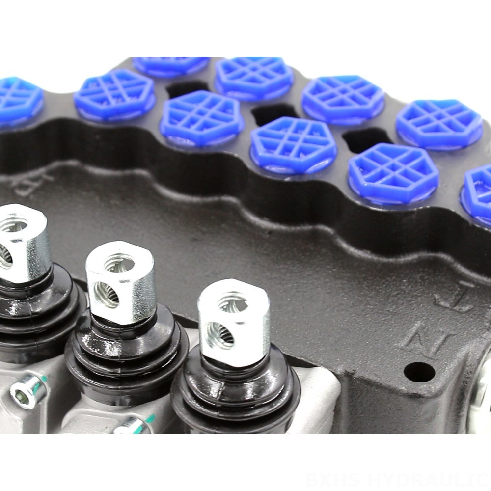 P80-G12-G34 Manual 4 Spool Monoblock Directional Valve detail image