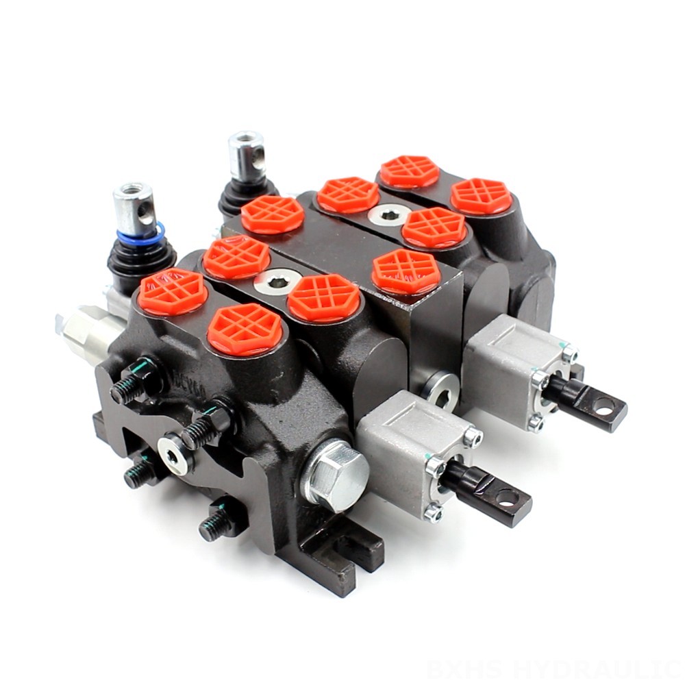 DCV60-Double control Manual 2 Spool Sectional Directional Valve main image
