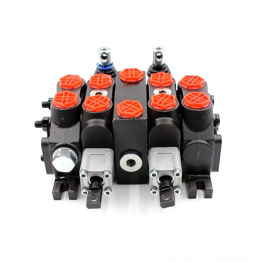 DCV60-Double control Manual 2 Spool Sectional Directional Valve main image