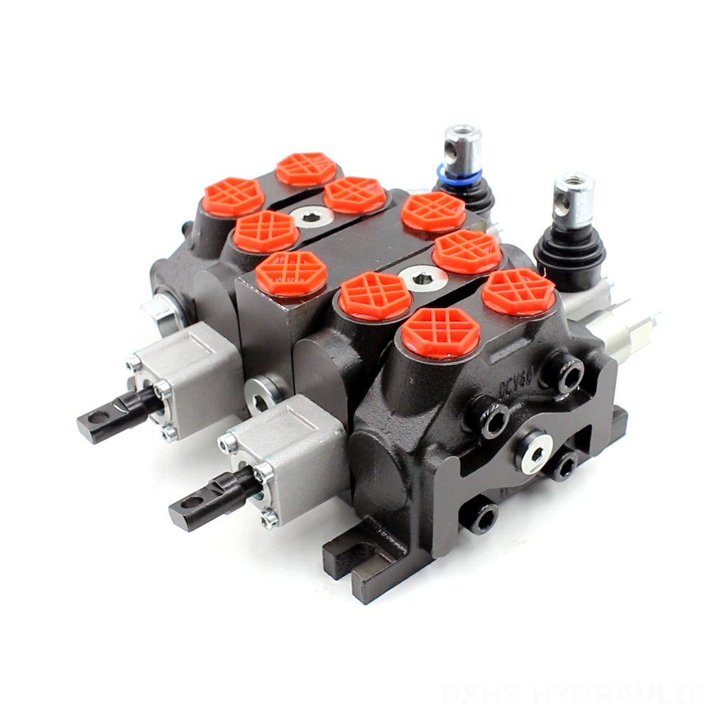 DCV60-Double control Manual 2 Spool Sectional Directional Valve main image
