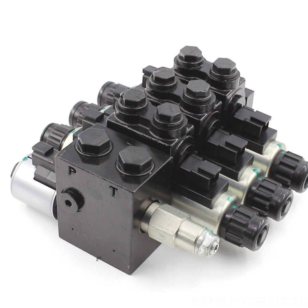 HDCF50 Solenoid 3 Spool Solenoid Control Valve main image