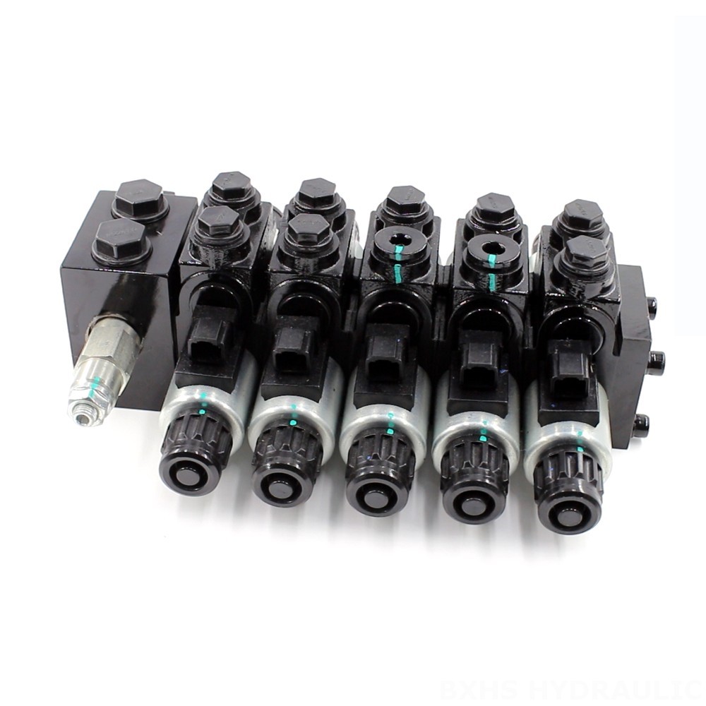 HDCF50 Solenoid 5 Spool Solenoid Control Valve main image