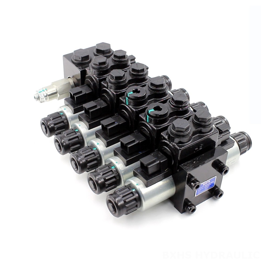 HDCF50 Solenoid 5 Spool Solenoid Control Valve main image