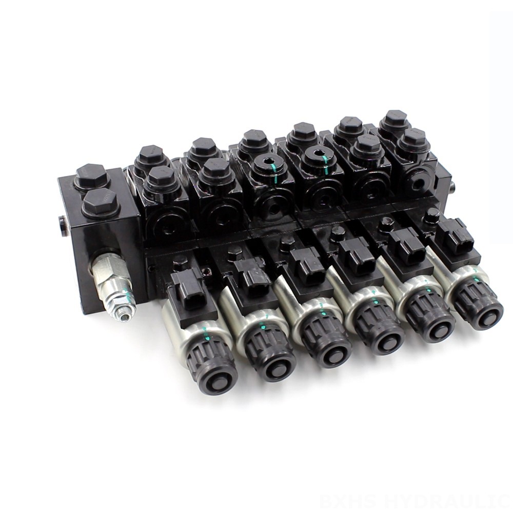 HDCF50 Solenoid 6 Spool Solenoid Control Valve main image
