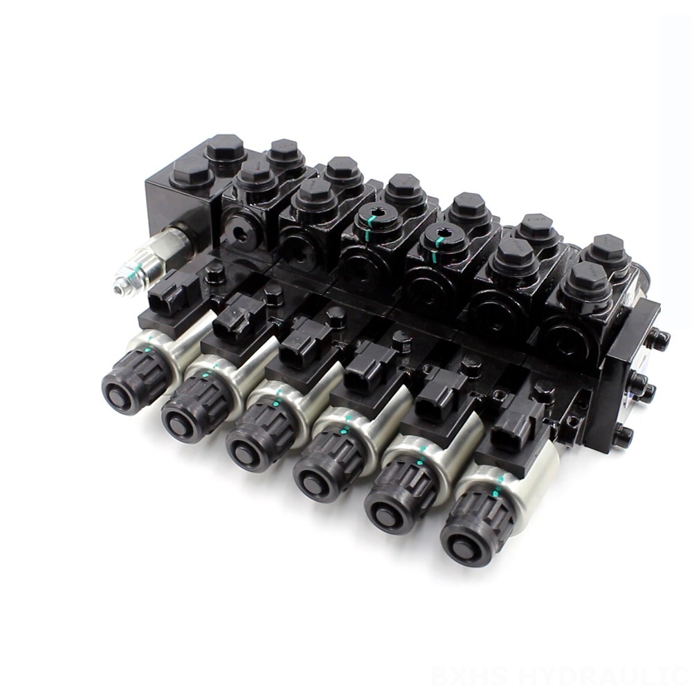 HDCF50 Solenoid 6 Spool Solenoid Control Valve main image